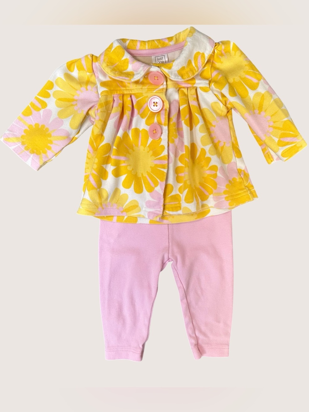 Carter’s Just One You - Baby Floral Yellow & Pink Two-Piece Outfit